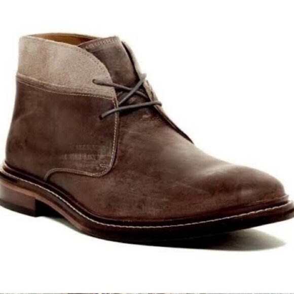 Cole Haan Other - Cole Haan Williams Welt II Boots Size 7.5 Leather Two Toned Lace Up Chukka